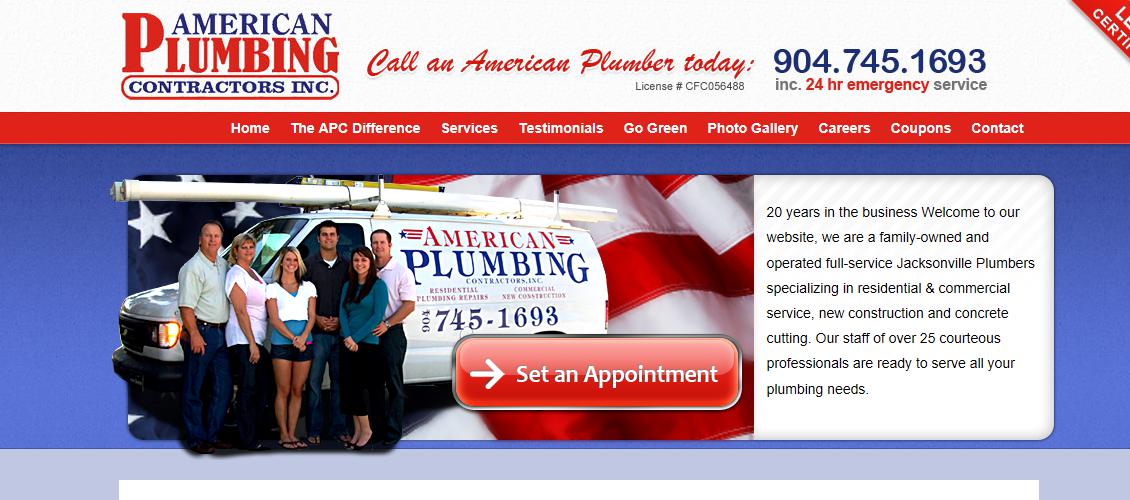 American Plumbing Contractors Jacksonville FL Reviews, Services and
