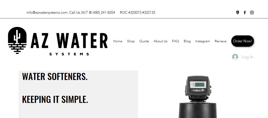 AZ Water Systems Gilbert AZ Reviews, Services and Prices