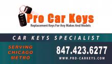 Pro Car Keys lock re-key 