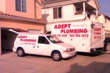 adept plumbing gas line services 