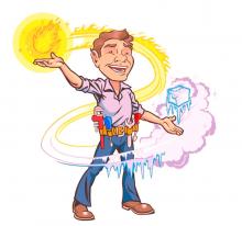 dynamic mechanical plumbing heating air conditioning toilet installation 