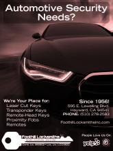 foothill locksmiths car locksmith 