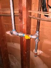 high tech plumbing water heater installation 