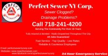 perfect sewer drain cleaning 