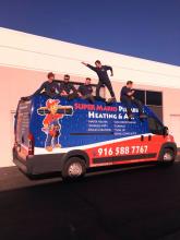 super brothers plumbing heating air water heater installation 