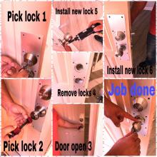 the key expert locks intallation 