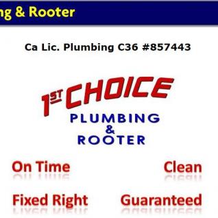 1st Choice Plumbing and Rooter