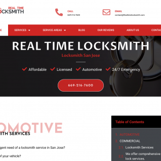 Real Time Locksmith San Jose
