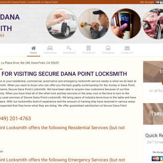 Secure Dana Point Locksmith