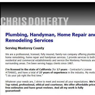 Chris Doherty Plumbing and Home Repair