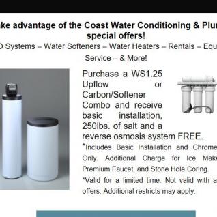 Coast Water Conditioning & Plumbing