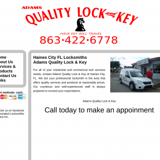 Adams Quality Lock & Key