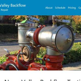 Napa Valley Backflow Testing & Repair